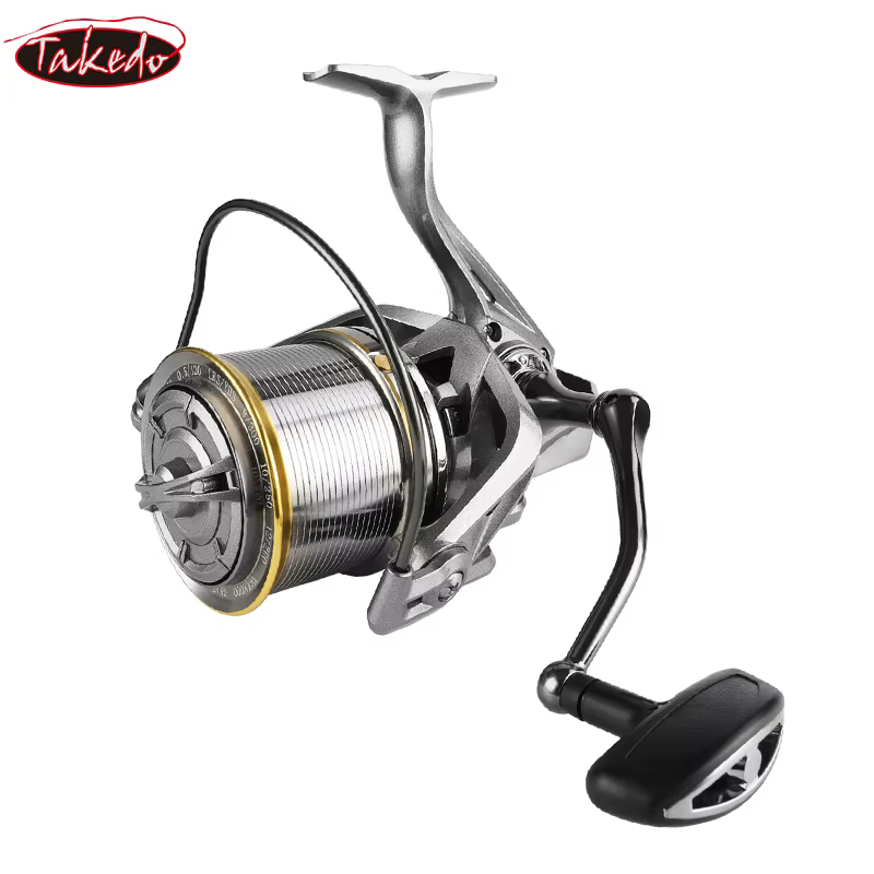 TAKEDO ST03 Carrete Spinning Surf Metal para Pesca de Mar y Carpa