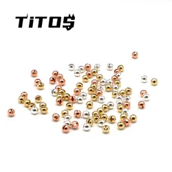 Cuentas ranuradas de tungsteno para atado de ninfas trucha