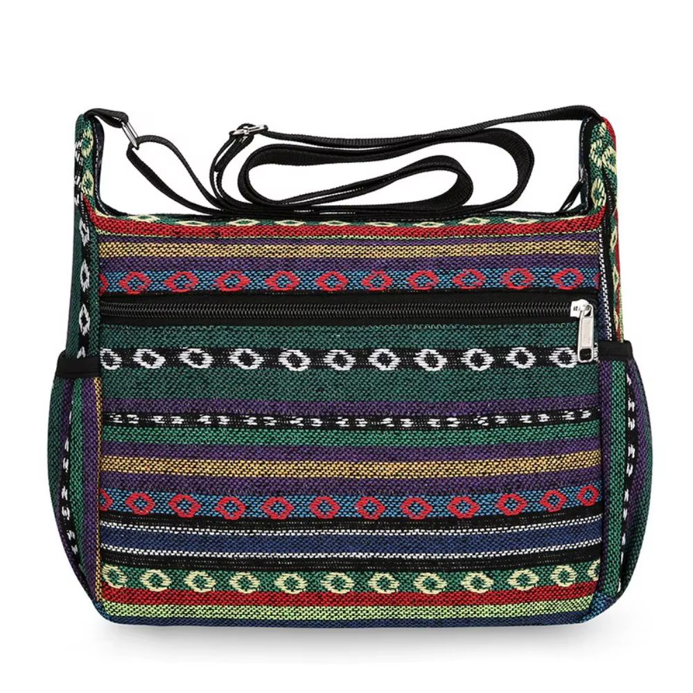 Bolso bandolera bohemio bordado de gran capacidad para mujer - imagen 2