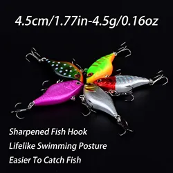 Señuelos VIB vibratorios de plástico tipo crankbait duro