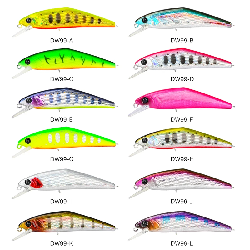 Tsurinoya Minnow Jerkbait señuelo para costa, roca y barco