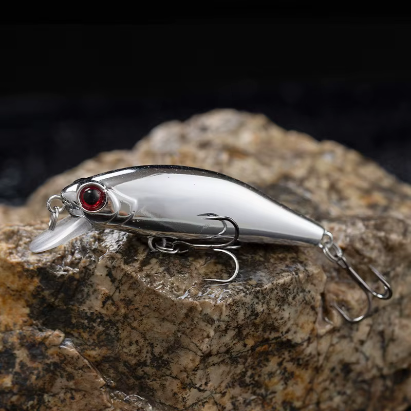 Mini Wobbler Minnow hundimiento para lubina en agua dulce y salada - imagen 2