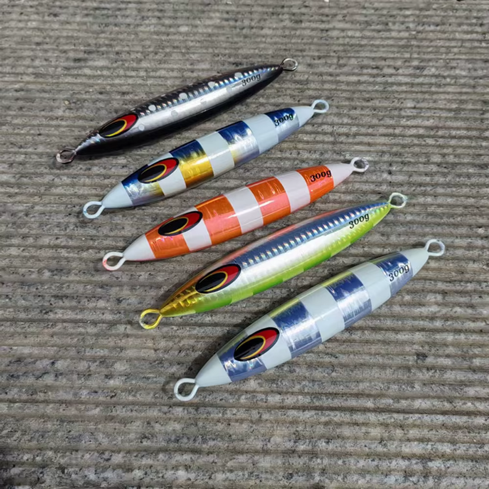Señuelo metálico luminoso JEKEKU para jigging lento