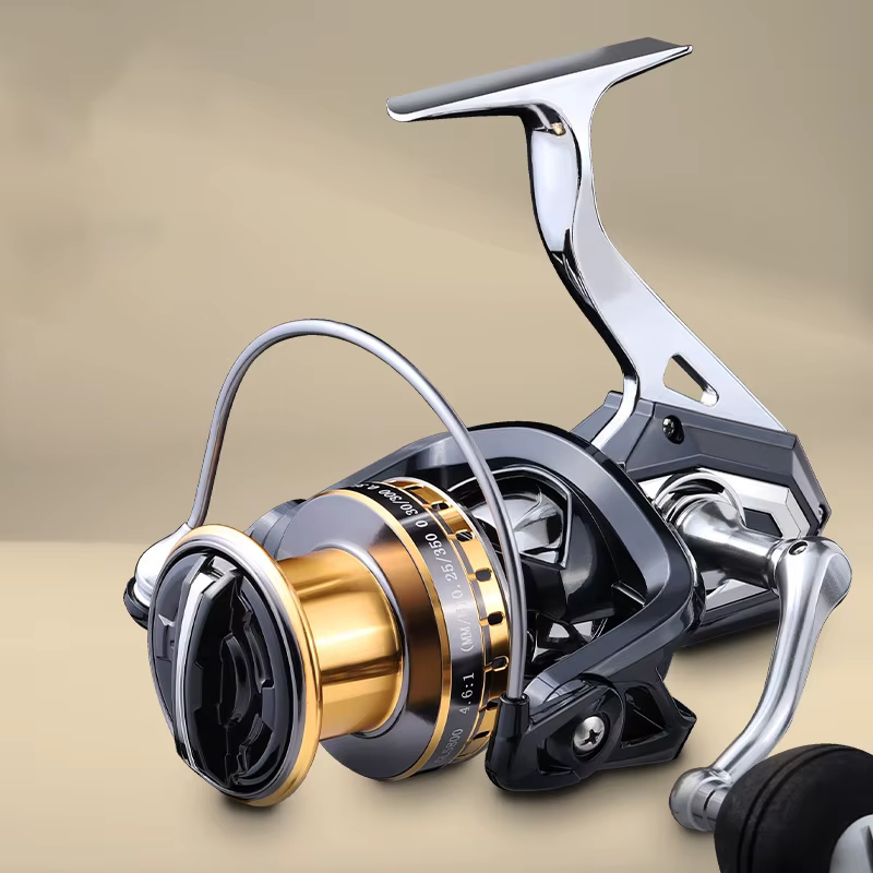 Far Throw GL2800-7800 Carrete Spinning Metal 5+1BB 12KG - imagen 5