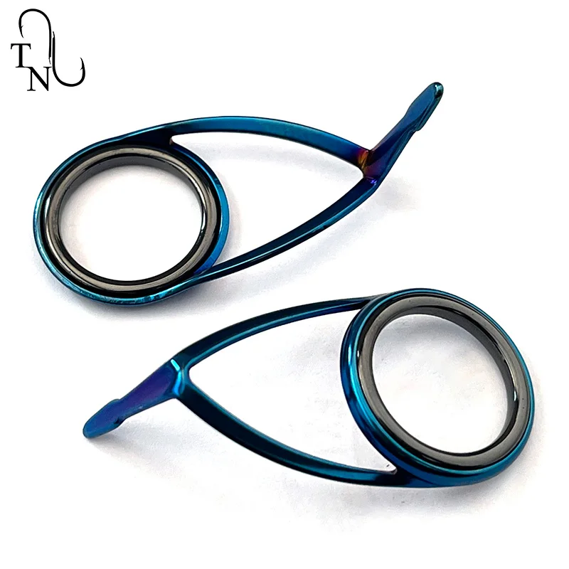 Guías giratorias LS de acero inoxidable TN101 – Marco azul para caña - imagen 3