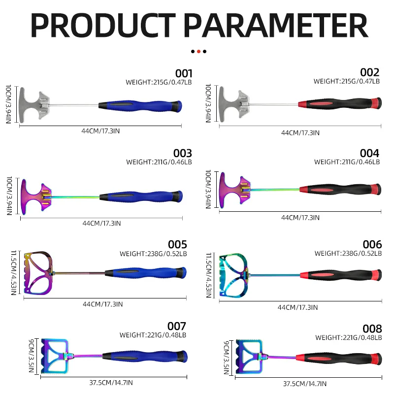ShareShark Cuchara de pesca en roca acero inoxidable pala plegable - imagen 4