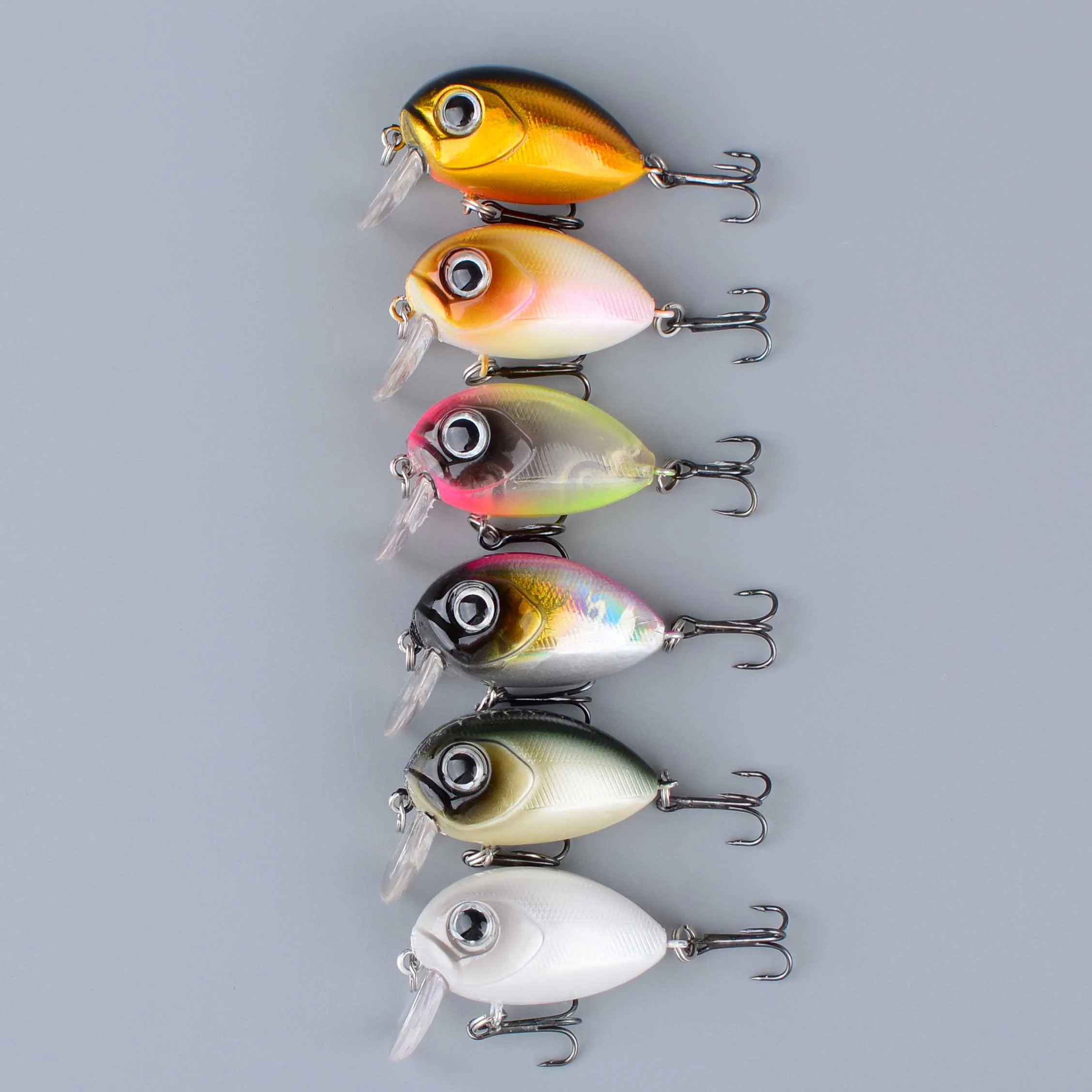 Micro crankbait wobbler flotante mini para trucha y lubina señuelo - imagen 3