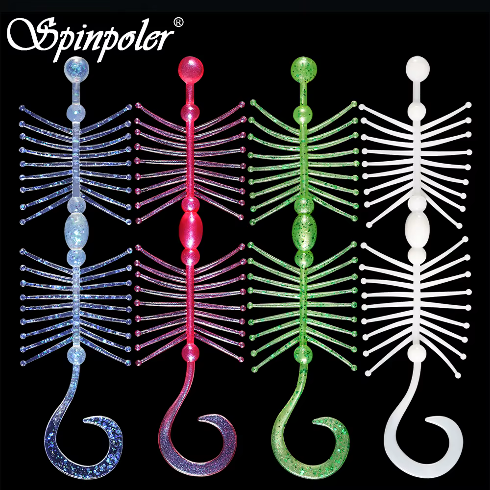 Spinpoler TPR – Señuelo criatura aroma Camarón para Lubina y Perca - imagen 2