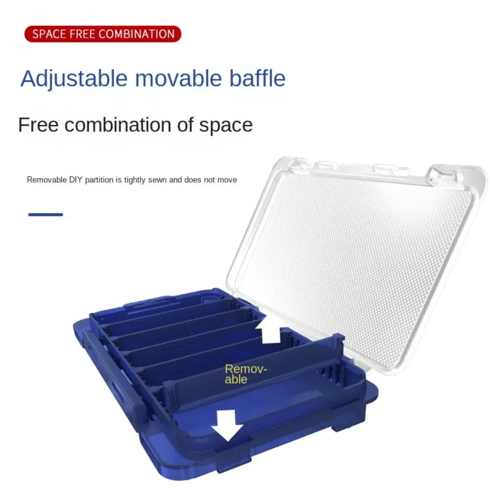 Caja de almacenamiento impermeable para aparejos con separadores y gancho - imagen 5