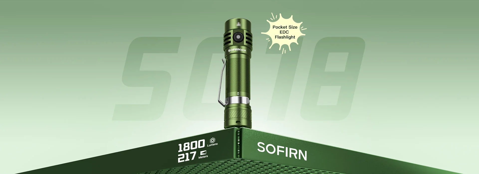 Sofirn SC18 vista frontal