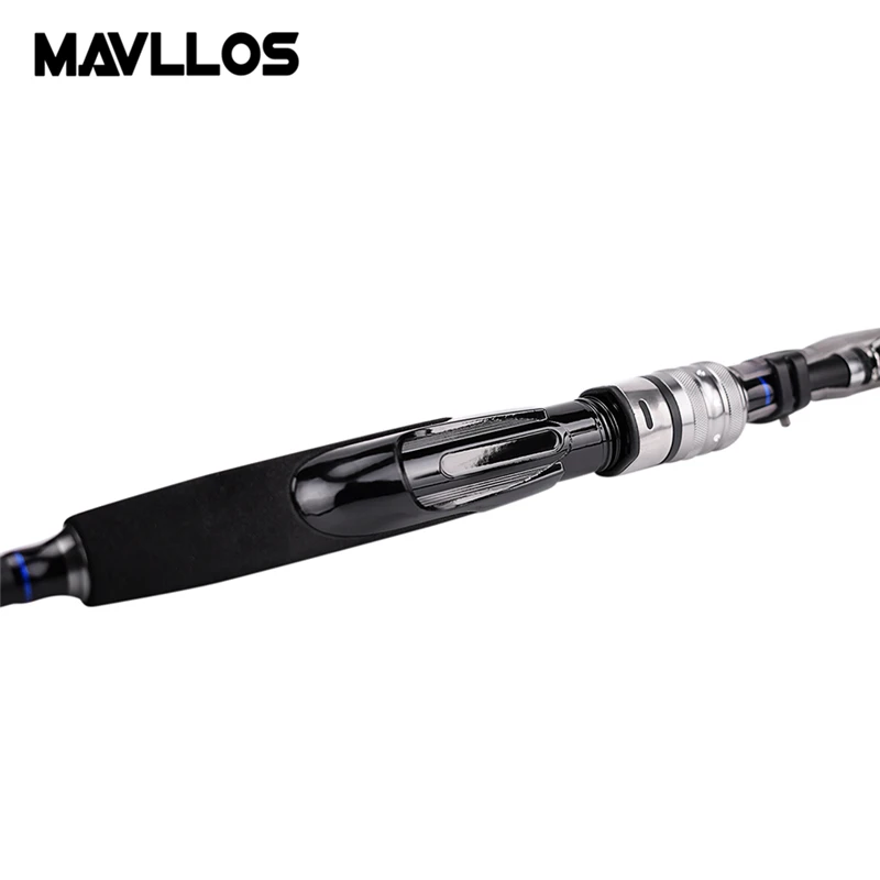 Mavllos caña de pescar giratoria telescópica acción rápida ultraligera - imagen 5