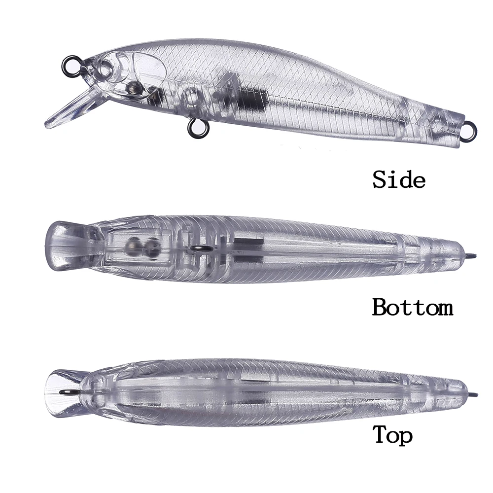 Chan'sHuang Wobblers 70mm 4.7g – Señuelos de Pesca DIY con Sonajero - imagen 4
