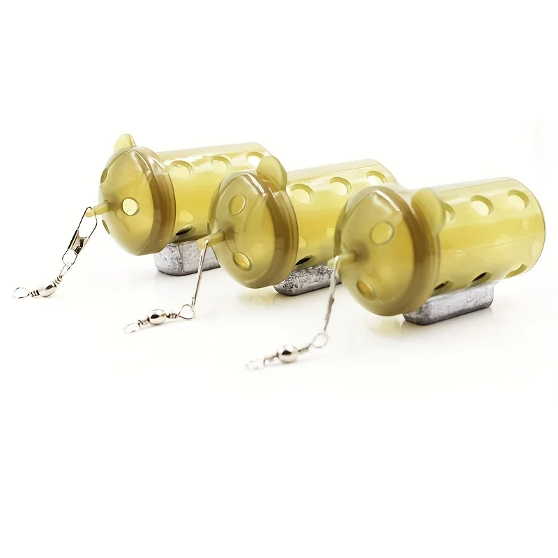Comederos para pesca de carpa con tapa y jaula de cebo - imagen 4