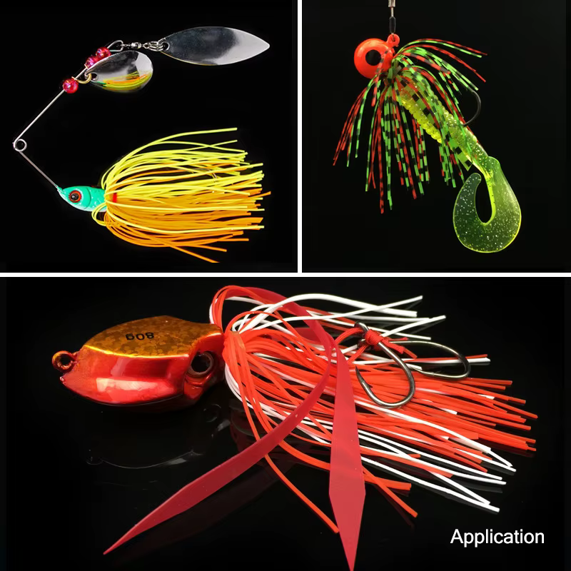 Faldas de silicona para Spinnerbait y Buzzbait – 13 cm - imagen 3