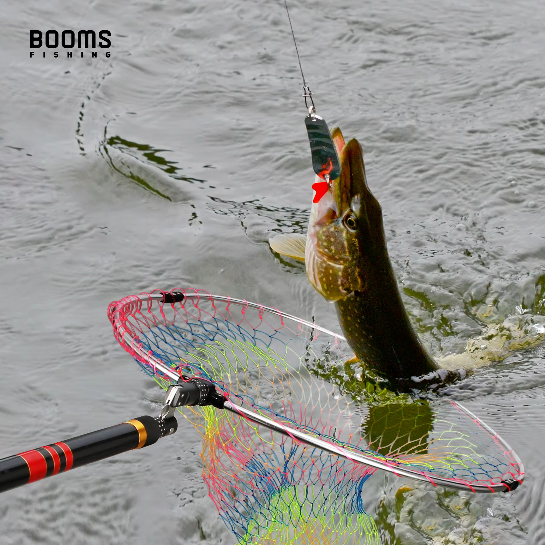 Booms Fishing TM1 Adaptador Conector Caña para Red de Aterrizaje - imagen 4