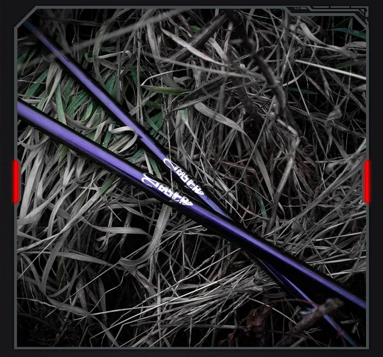 Vista del carrete montado en la caña