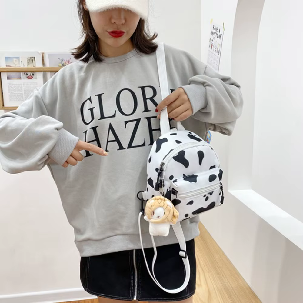 Bolso de viaje para mujer con diseño de vaca y correa ajustable - imagen 5