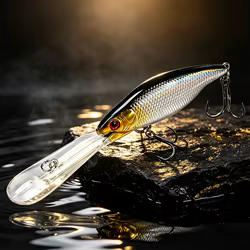 Señuelo jerkbait de buceo profundo – Cebo duro para lubina y lucio