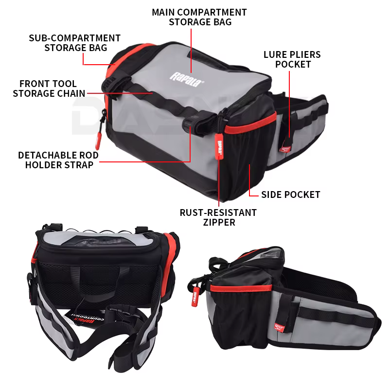 Bolsa Rapala Jungle multifunción para aparejos de pesca - imagen 5