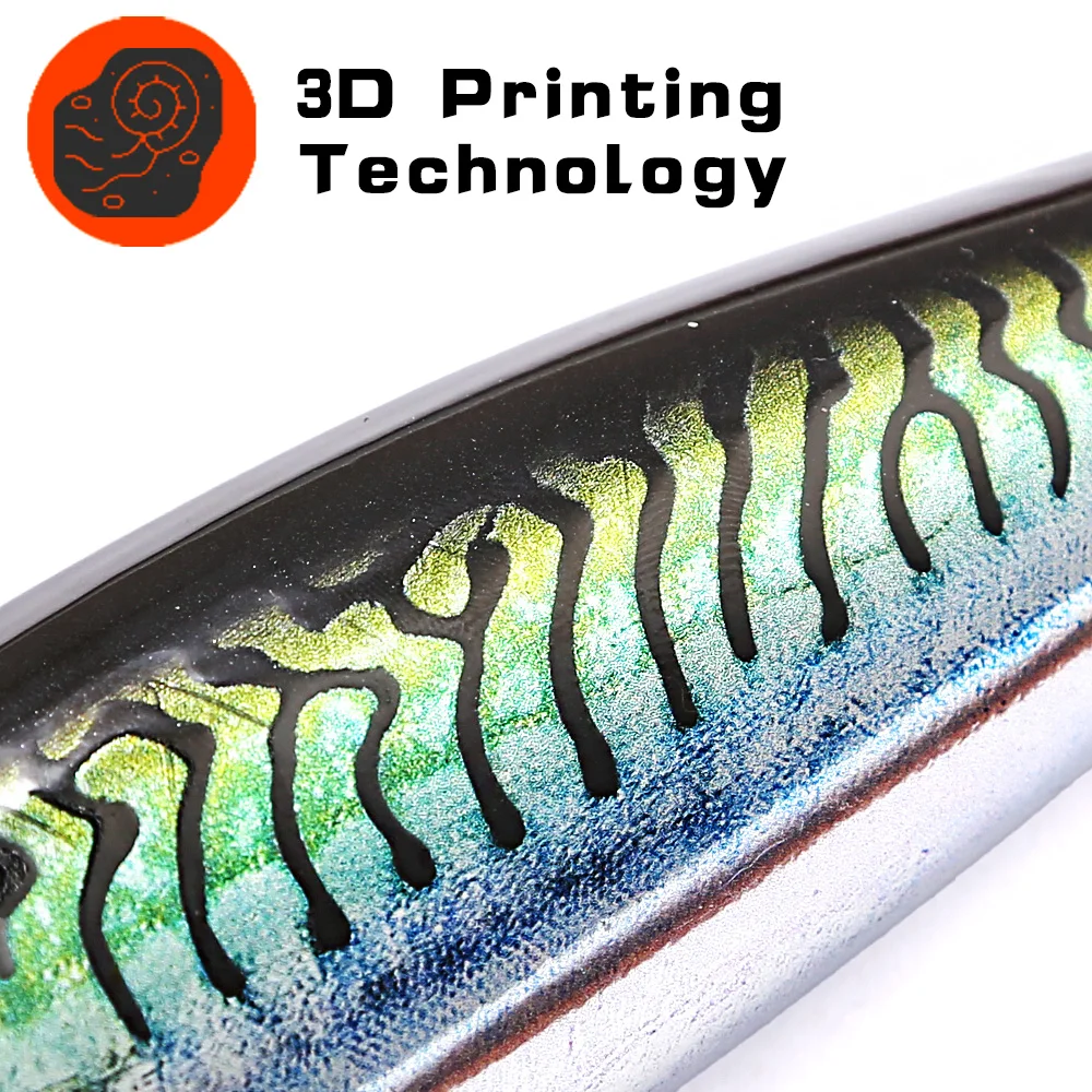 Señuelo flotante B & U GT – Cebo mar en lápiz 3D para agua salada - imagen 3