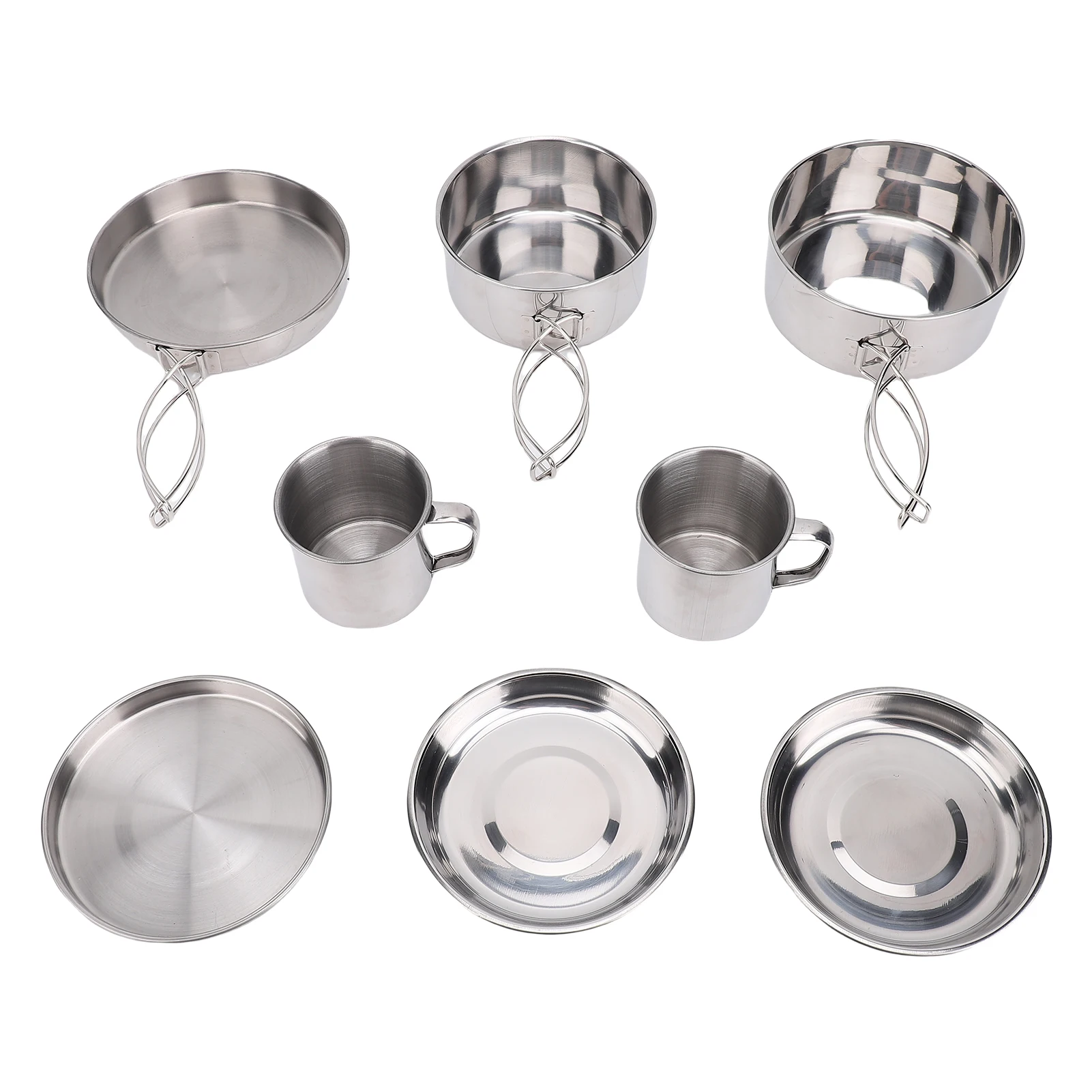 Juego de utensilios compactos para picnic y acampada