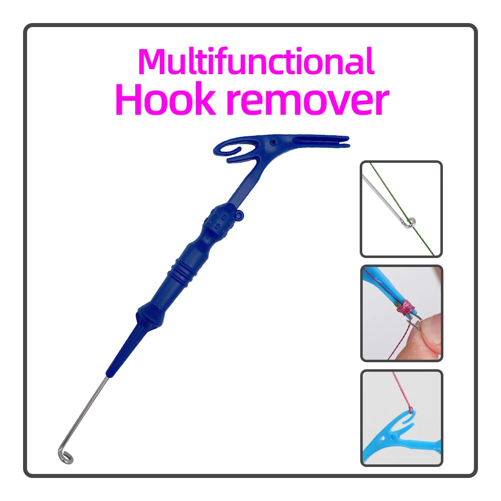 Dehooker multifuncional tres en uno con acabado en acero inoxidable