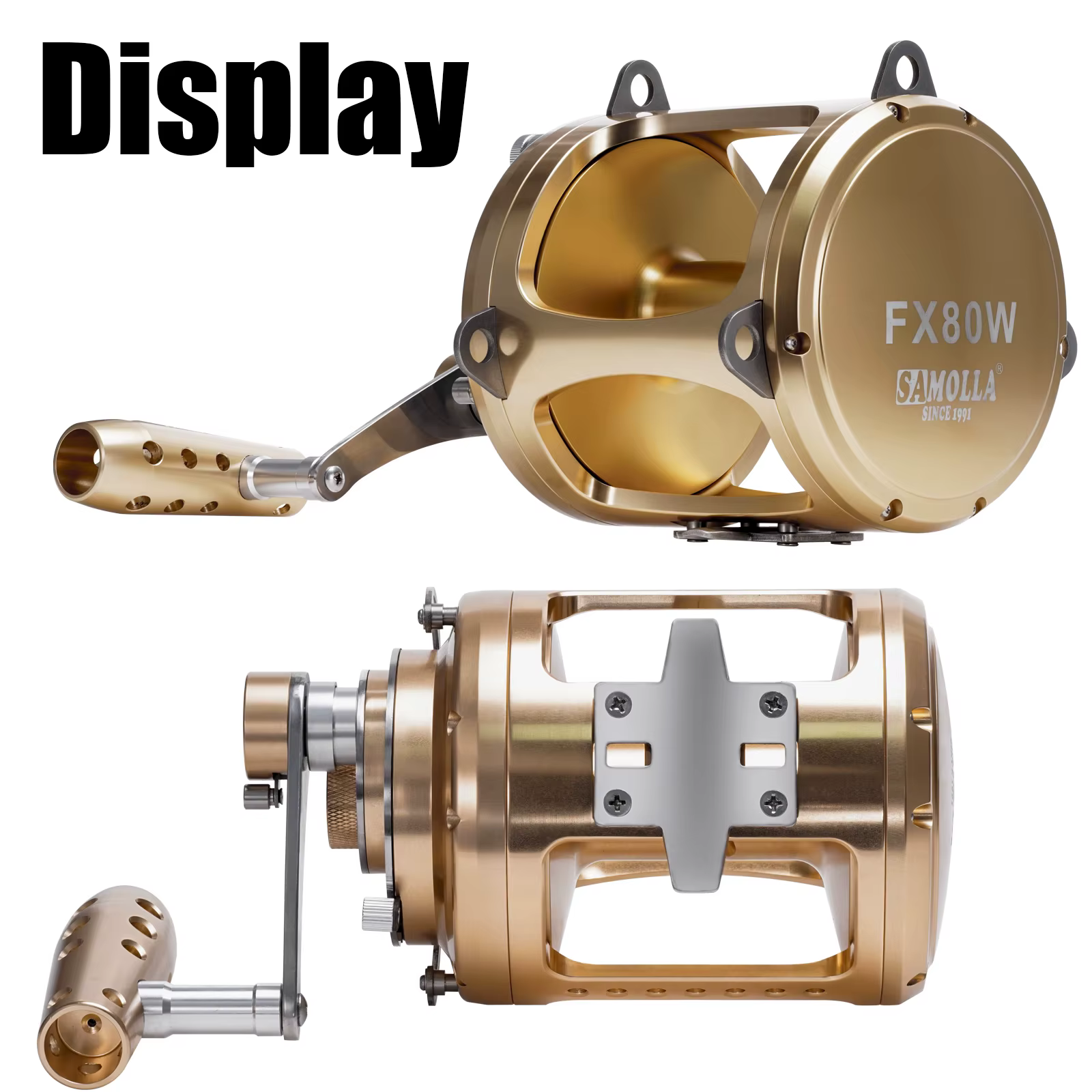 Carrete SAMOLLA Jigging lento offshore CNC – 48-80kg - imagen 2