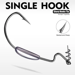 Anzuelos Sunlure acero carbono offset para lubina – Jigging y Texas Rig
