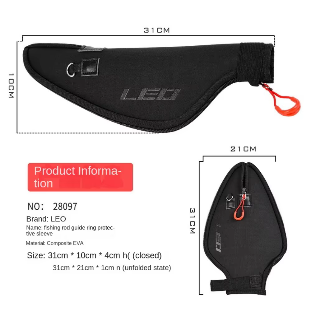Funda EVA para caña de pescar punta grande con cremallera - imagen 5