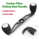 Manivela de fibra de carbono para baitcasting con perillas EVA