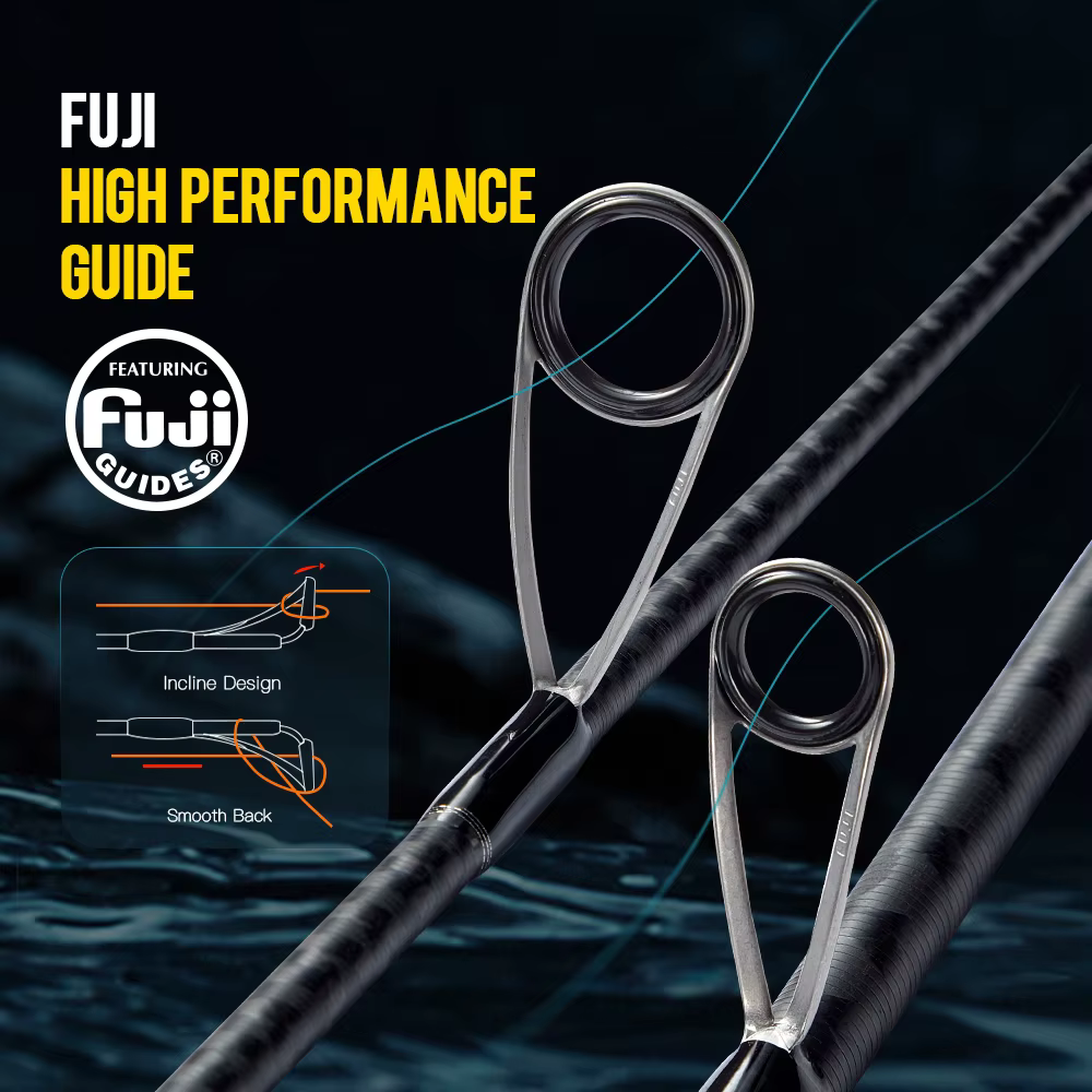 Caña Spinning Soloking Komplum – Carbono 40T con guías Fuji - imagen 3