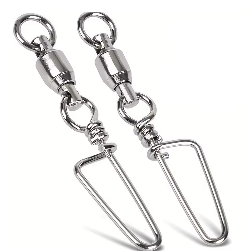 Giratorios de Pesca con Rodamiento de Bolas en Acero Inoxidable