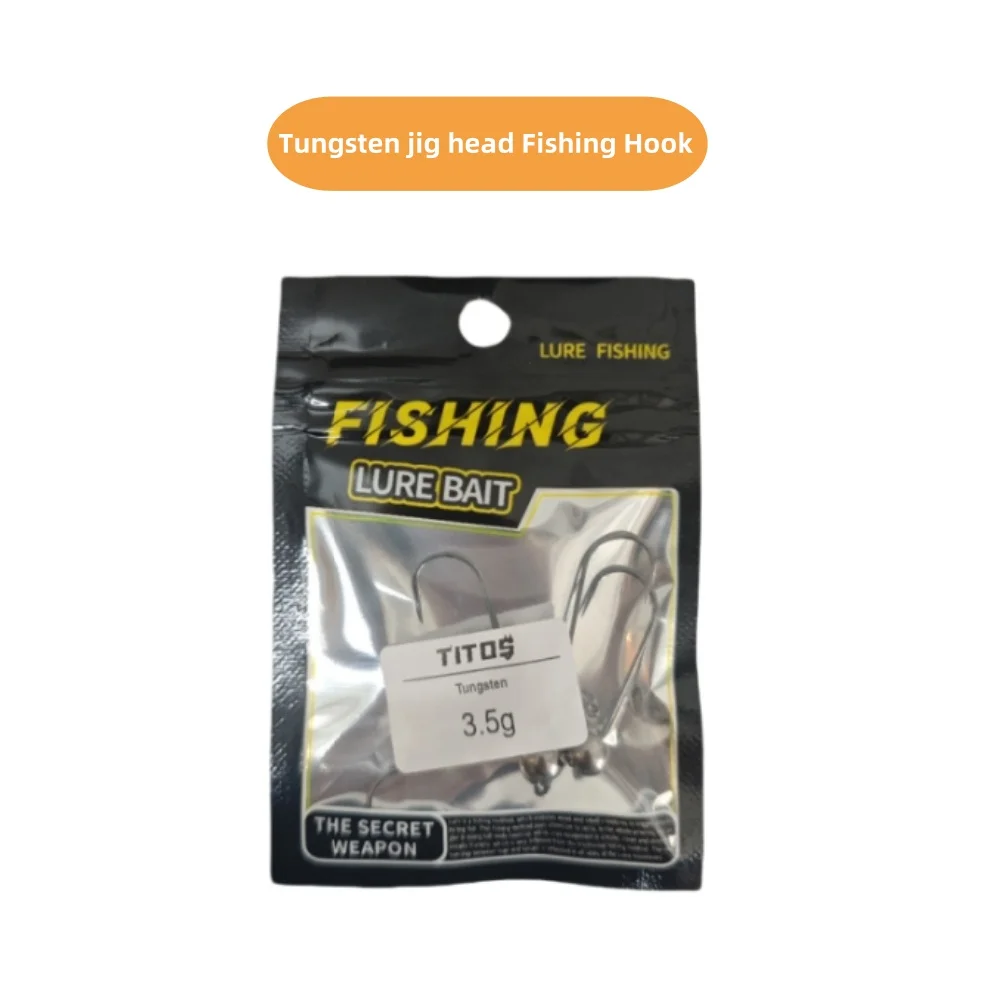 Anzuelo Jig Head de tungsteno con púas – vástago largo - imagen 4