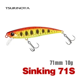 TSURINOYA INTRUDER 71S Crankbait hundible para trucha grande