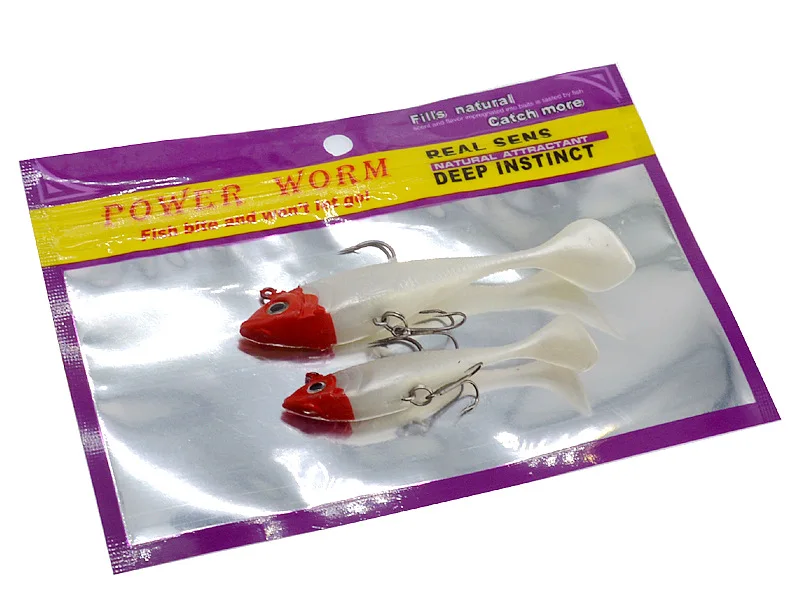 Jig Head con vinilo – Señuelo artificial spinning casting - imagen 3