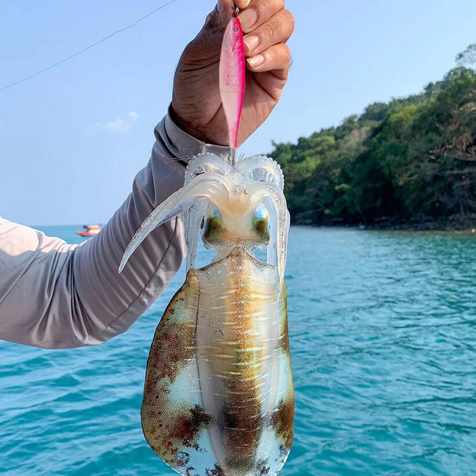 Free Fisher Señuelo Wobbler de pulpo luminoso para lubina nocturna - imagen 5
