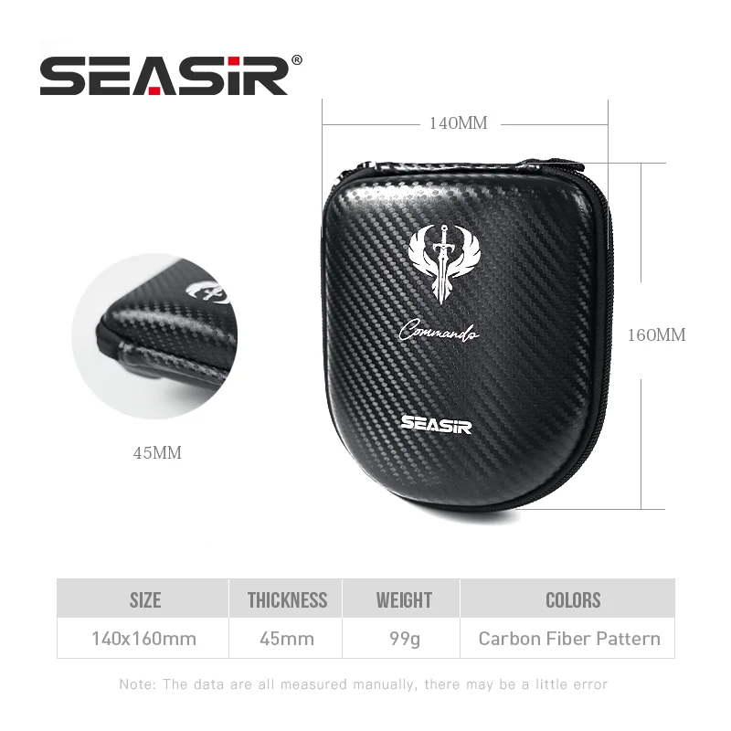 Caña baitcasting fibra de carbono SEASIR Commando – Bolsa EVA - imagen 4