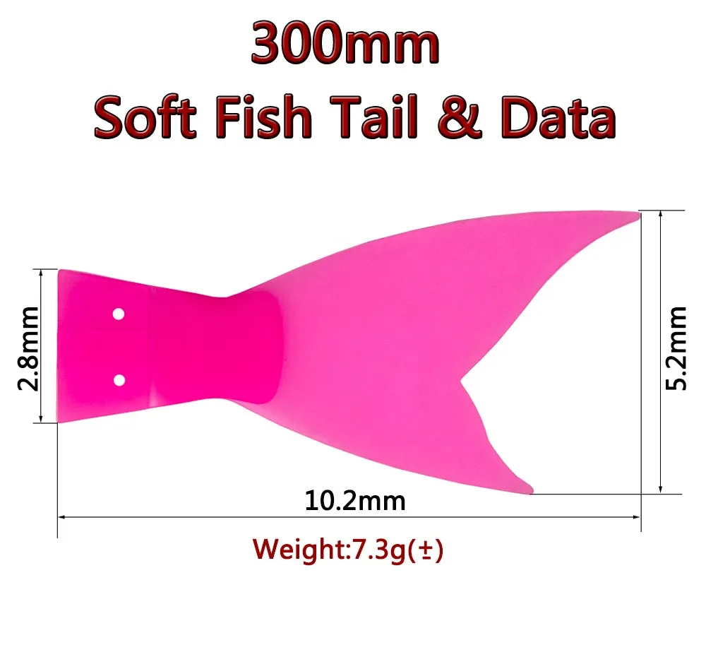 Gaint Cola para cebo articulado - Silicona 300 mm, duradera - imagen 2