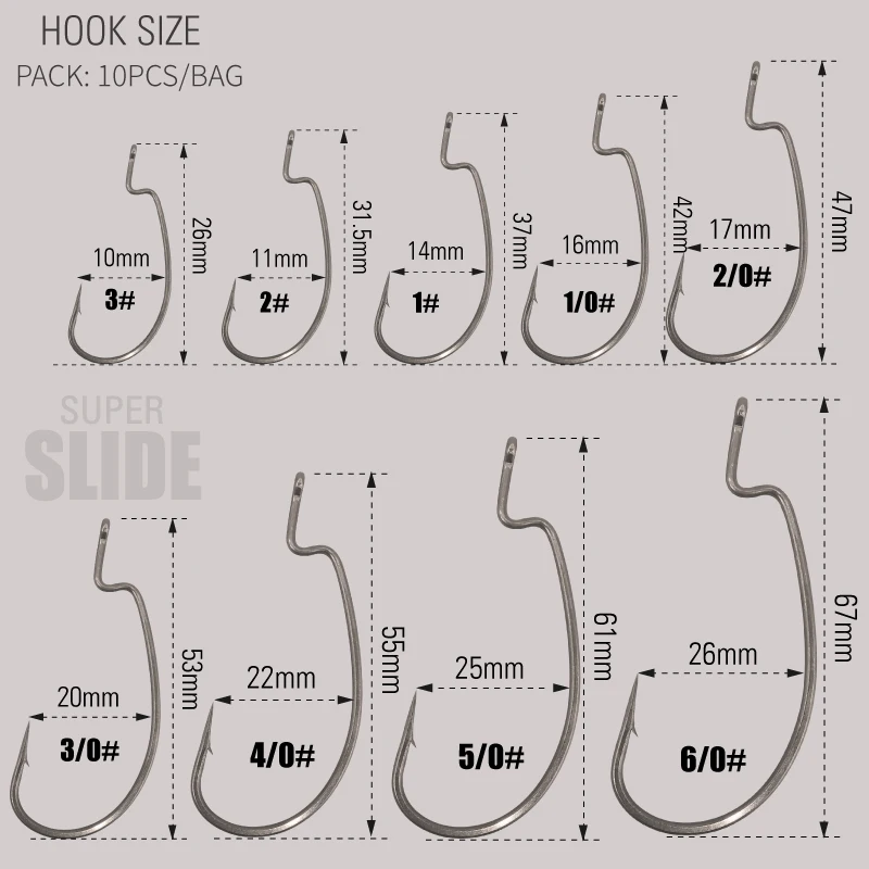 Anzuelo de gusano LUREHOLIC PTFE – Acero inoxidable - imagen 3