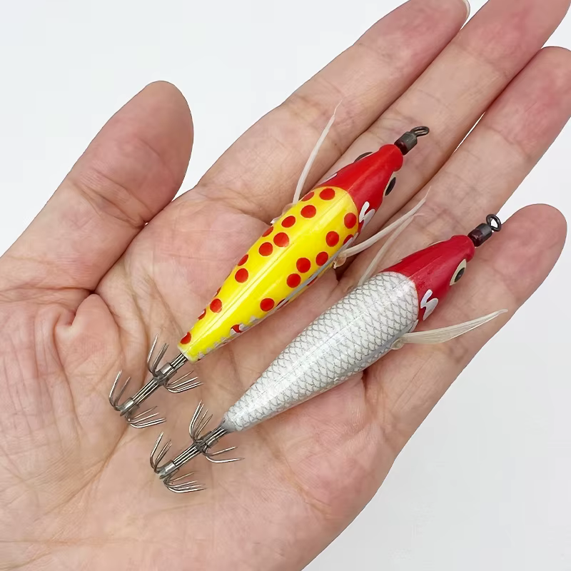 ShareShark Señuelo luminoso de gamba para calamar con potera - imagen 4
