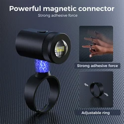 Guante para dedo con linterna LED recargable – Ajustable para pesca