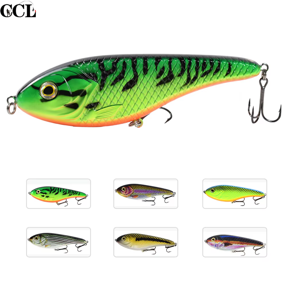 CCLTBA Jerkbait Wobbler – Señuelo para Lúcio y Musky - imagen 3