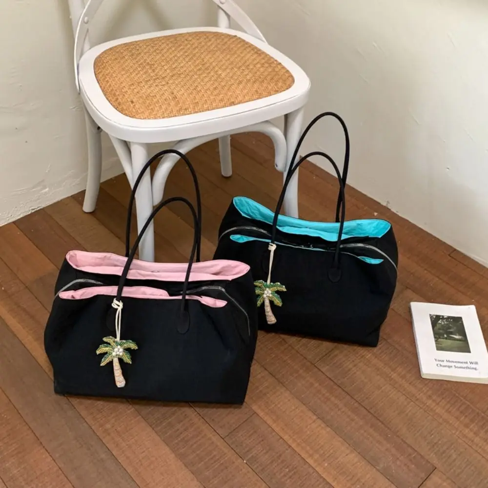 Tote impermeable de nailon gran capacidad para hombro y mano - imagen 5