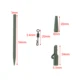 Kit Aparejo para Carpa Hirisi M20 con mangas amortiguadoras y clips - imagen 3