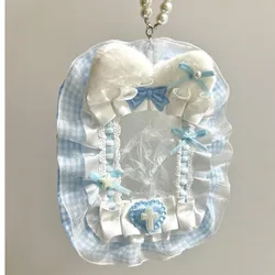 Funda Tarjetas Kawaii Lolita con Cinta de Encaje – Hecha a Mano