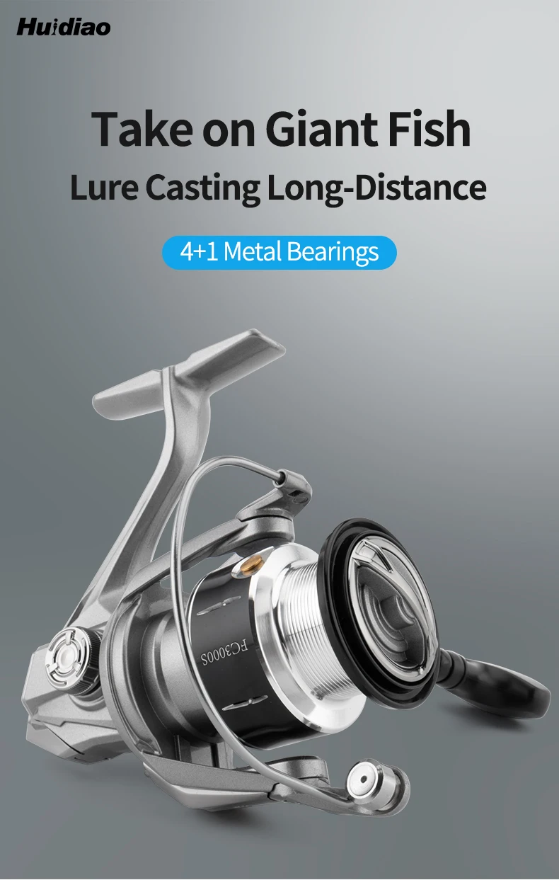 Carrete de pesca HUIDIAO 2500