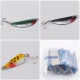 Spinnerbaits con lentejuelas láser y anzuelos triples para lubina - imagen 3