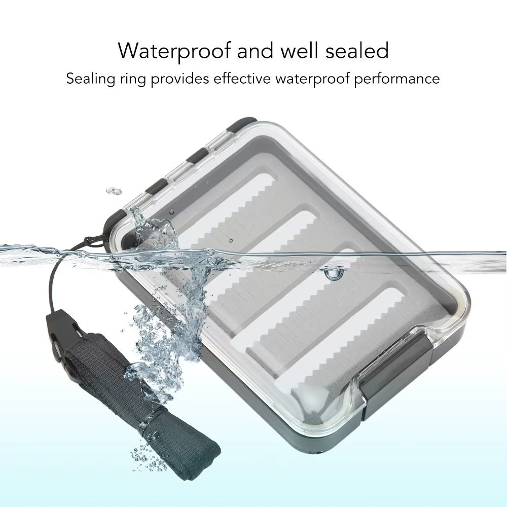 Caja ABS para Pesca con Mosca con Tapa Transparente – Estuche Slim para Señuelos - imagen 4