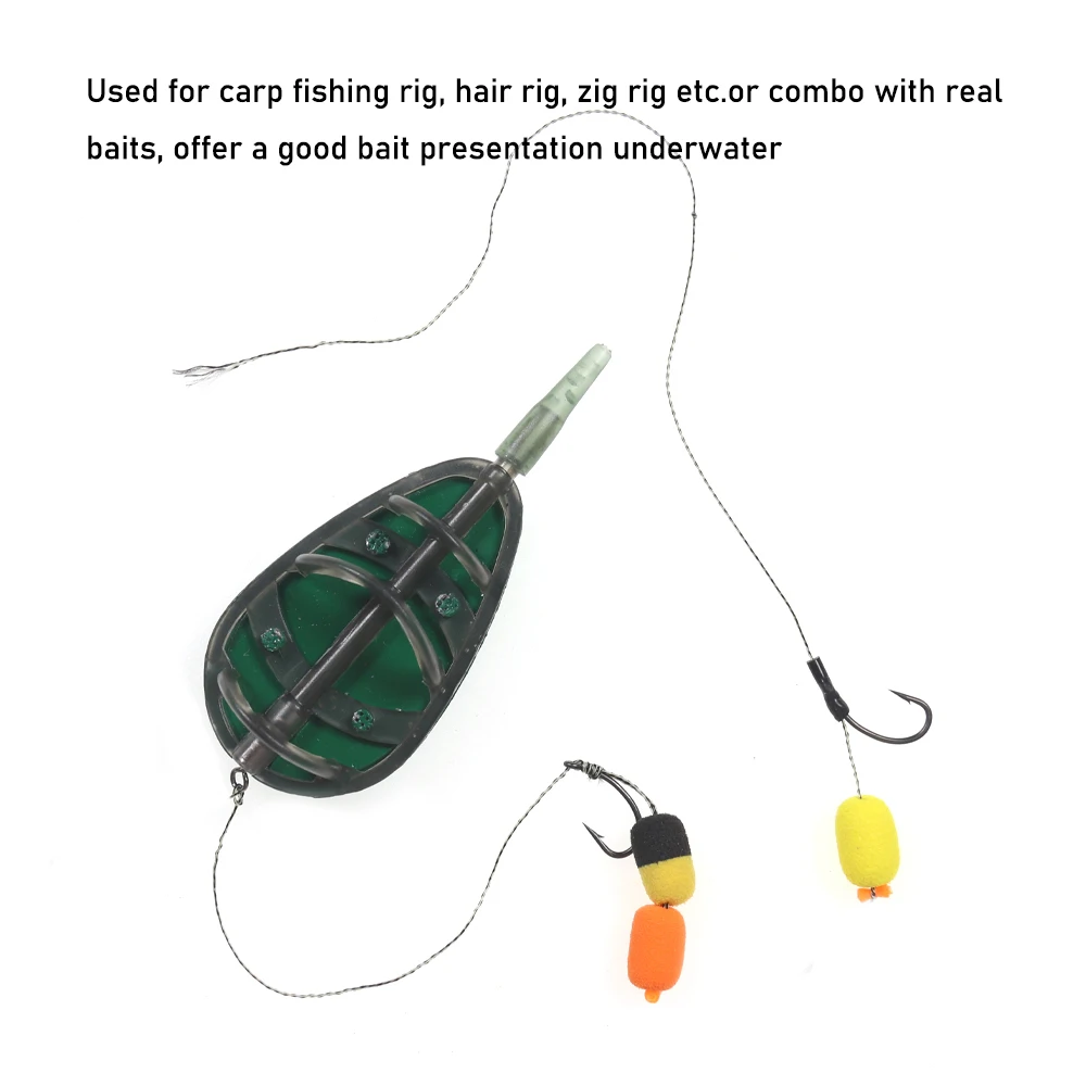 Cebo espuma Zig Rig 8mm para carpa – Boilie Pop Ups marrón rojo