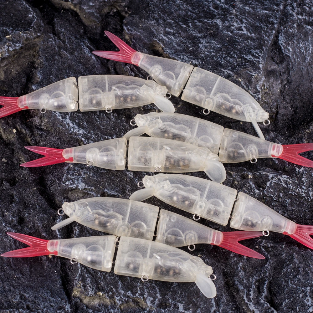 Dr.Holife swimbait grande sin pintar en blanco – cola suave - imagen 5